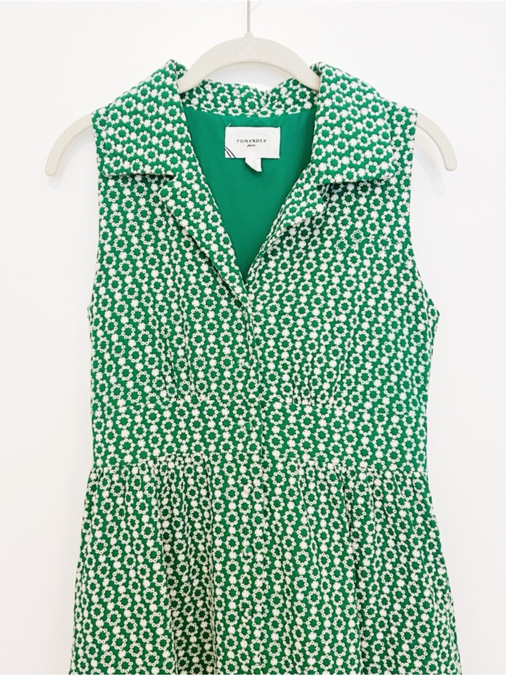 Tuckernuck Pomander Place Greenbriar Eyelet Noelle Shirt Dress - Picture 7 of 10